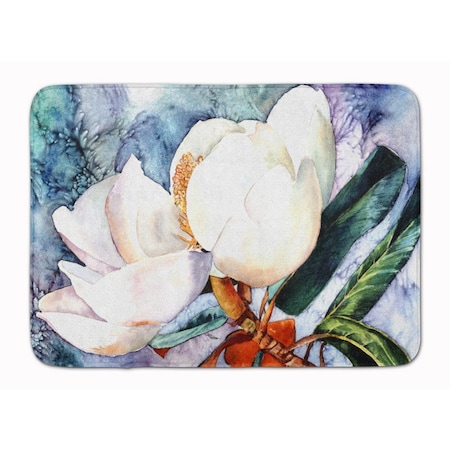 Carolines Treasures Magnolia Machine Washable Memory Foam Mat 8701RUG